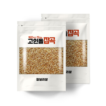 고인돌잡곡 국내산 찰보리쌀 찰보리 500g+500g