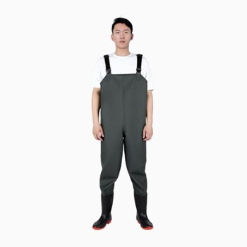 [옷자락] 남자 방수 작업복 일체형 전신 멜빵 점프수트 팬츠