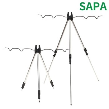 SAPA 알루미늄 5조 3단 원투낚시거치대 원투거치대 릴받침대 릴받침틀