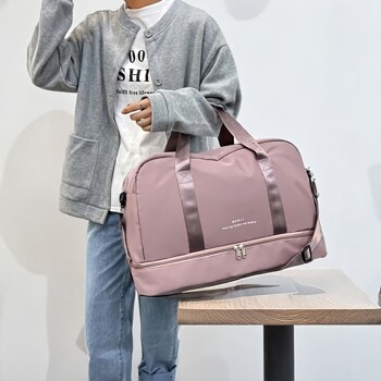 여성 나일론 포켓 디자인 운동 가방 보스턴백