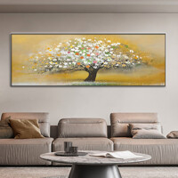 재물운 풍수지리 와이드 그림액자D(135cm)