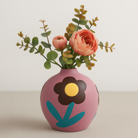 아트 도자기 꽃병 V5 인테리어 오브제 화병