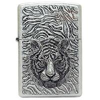 ZIPPO - 미국명품 지포 TIGER EYE SILVER 라이타 - 정품 케이스 박스포장 라이터