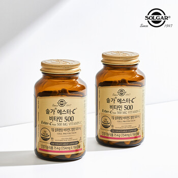 [솔가] 에스터C 비타민C 500 (100캡슐) x 2병 