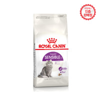 로얄캐닌 고양이사료 센서블 4KG / 민감한 장건강을 위한 사료 + 물티슈 1팩 증정