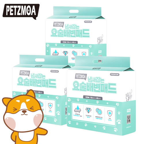 페츠모아 냄새잡는 요술 배변패드 SWG 강아지패드 표준형 3팩(300매)