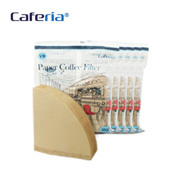 Caferia 커피 여과지 V샵2(500매)-CF2 [커피필터/거름종이/핸드드립/드립용품/커피용품]