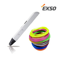 엑소 EXSO LEDGO-3D펜+PLA필라멘트15색 세트