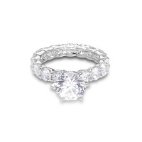 3.5MM 라운드 솔리테어 셋 반지
