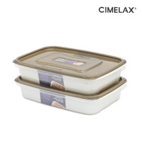 씨밀렉스 킵트레이 다용도보관용기 2종(보관용기+채반2.0L) 냉동실보관용기