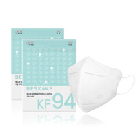 베스킵 올국산 KF94 화이트 새부리형 마스크 60매 (5매입X12개)