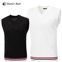 [MASTER BEAR] 마스터베어 이선라인 브이넥 니트조끼 _M2-0B020