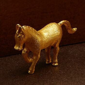 [한국금다이아몬드] 순금 선물 기념품 황금 말 24K 3.75g 동물 디자인