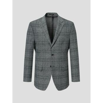 [로가디스] 그레이 레노 조직 패턴 재킷 (RY2211P153)