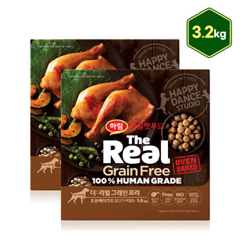 더리얼 그레인프리 오븐베이크드 닭고기 어덜트 3.2kg