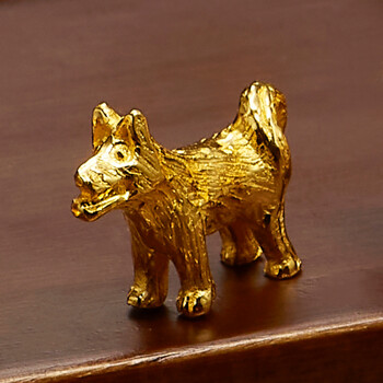 [한국금다이아몬드] 순금 선물 기념품 행운 황금 강아지 24K 3.75g 동물