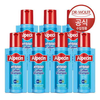 알페신 하이브리드 카페인 샴푸(건성 두피용)250ml x7