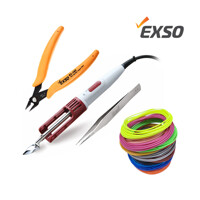 엑소 EXSO 다리미형 인두기 EXF-3022N+필라멘트 15색+니퍼 EX-180+핀셋 AA
