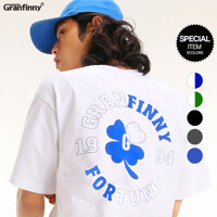 그랜피니 프리미엄 남녀공용 클로버 반팔 티셔츠 GFBT201