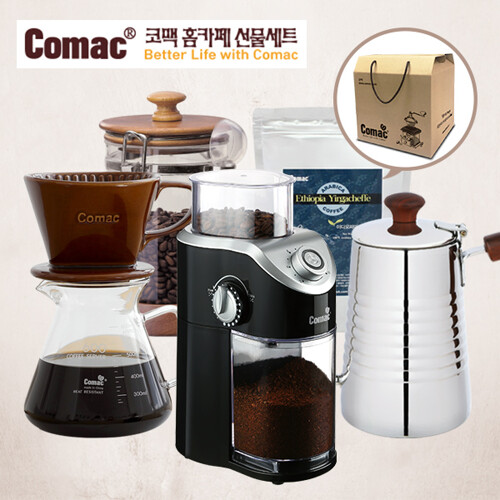 코맥 [선물세트]핸드드립 홈카페 5종세트(DN4-ME4-KW3-A1-C3) [커피용품,커피그라인더,커피서버]
