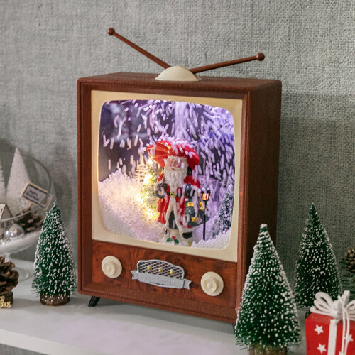 고급LED 눈내리는 TV전구 30cm (220V콘센트형) 크리스마스 조명 장식