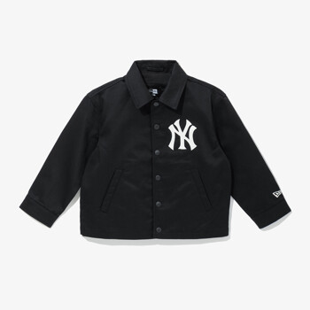 [뉴에라키즈] MLB 코튼 코치 뉴욕 양키스 재킷 블랙 (13679507)