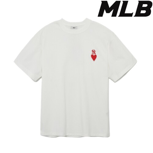 MLB Korea Unisex Street Style Short Sleeves Logo T-Shirts (3ATSH0133-43NYS,  3ATSH0133-43BKS, 3ATSH0133-50IVS) in 2023