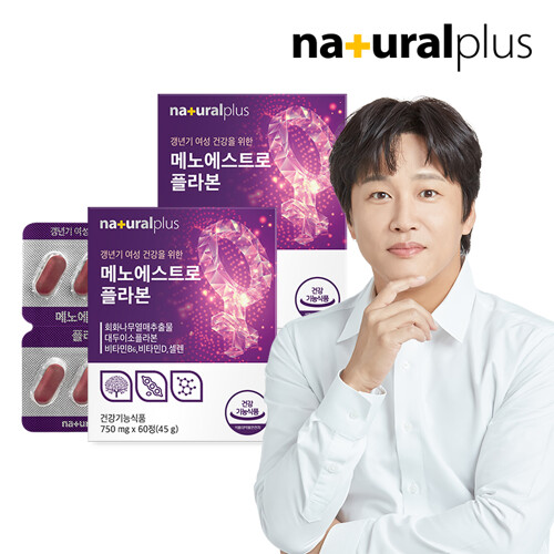내츄럴플러스 여성 갱년기 메노에스트로 플라본 2박스 / 회화나무열매 대두이소플라본