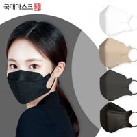 국대마스크 KF94 일회용 마스크 3D 50매 검정색