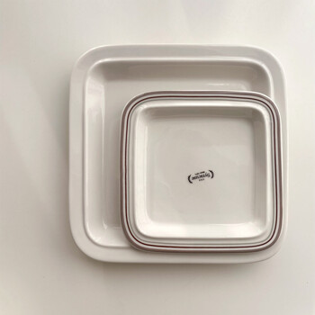시라쿠스 메이플 접시 시리즈 정사각접시M/(4 color) 