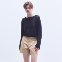 pintuck cotton short pants_be