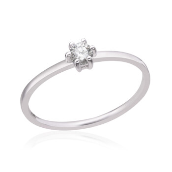 [비앤비골드] 18K 1부 랩그로운 다이아몬드 레이어드 반지 RSS37869