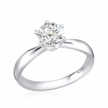 [비앤비골드] 14K 5.75mm 랩그로운 다이아몬드 웨딩 반지 RSS37852