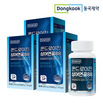 동국제약 콘드로이친 상어연골88 (500mg x 90정) 3박스(9개월분)