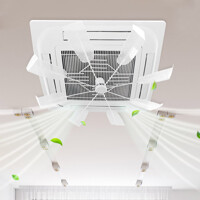 [지알비] 천장형 여름 시스템에어컨 겨울 난방히터 바람분산 윈드바이저 실링팬 날개가드