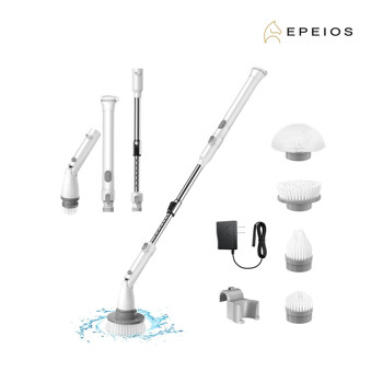 Epeios 에페이오스 다용도 무선 욕실청소기+4종 브러쉬 세트