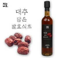 자연비초 대추담은 발효식초 500ml 천연발효식초