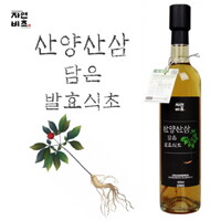 자연비초 산양산삼담은 발효식초 500ml 천연발효식초