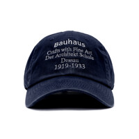 BAUHAUS WASHED BALL CAP (NAVY)