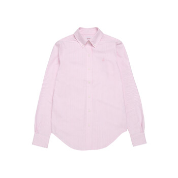 [브룩스브라더스] BB_[여성] 클래식핏 코튼 옥스포드 스트라이프 셔츠 (핑크) (BBTHWM1545CDF)