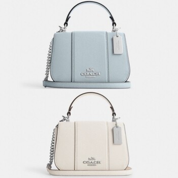 (해외) 코치 COACH CM191 cpn 여자 가방 리사 탑 핸들 토트 크로스백