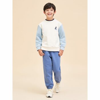 [BEANPOLE KIDS] 컬러 포인트 스웨트셔츠 3SET 스카이 블루 (BI4141U02Q)