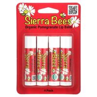 미국 Sierra Bees 시에라비즈 O 립밤 석류향 4.2g 4입