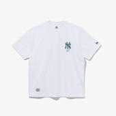 [뉴에라] MLB 뉴욕 양키스 레터링 티셔츠 화이트 14179159