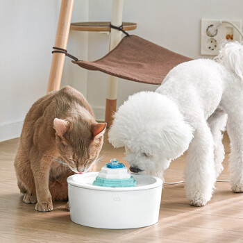 [오아] 이리와 펫 강아지 고양이 애견 자동 급수기 세라믹 도자기