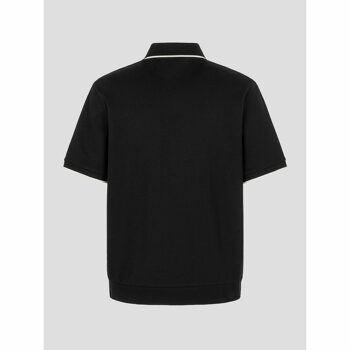[빈폴] 솔리드 오픈 칼라넥 티셔츠  블랙 (BC4342C075)
