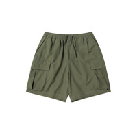 [CUSTOMELLOW] sadsmile nylon cargo shorts_CQPAM24421KHX