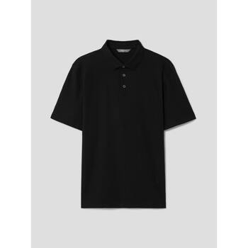 [로가디스] [Essential] 코튼 솔리드 반소매 칼라넥 티셔츠 - 블랙 (RY4342P515)