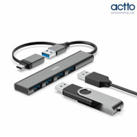 엑토 초이스 2in1 USB3.2 Gen1 4포트허브 HUB-57/USB2.0보다 10배 빠른 데이터전송