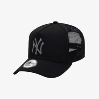 [뉴에라][공용]MLB 뉴욕 양키스 라인스톤 A프레임 트러커 볼캡 블랙(14201605)